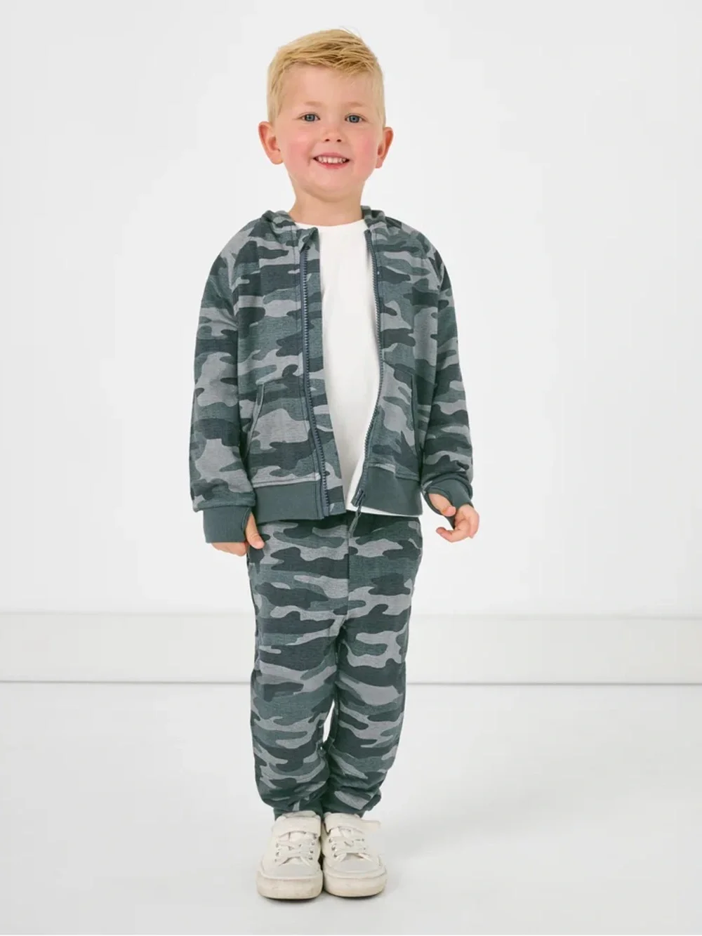 Little Sleepies - Camo Hoodie and Joggers sweat set